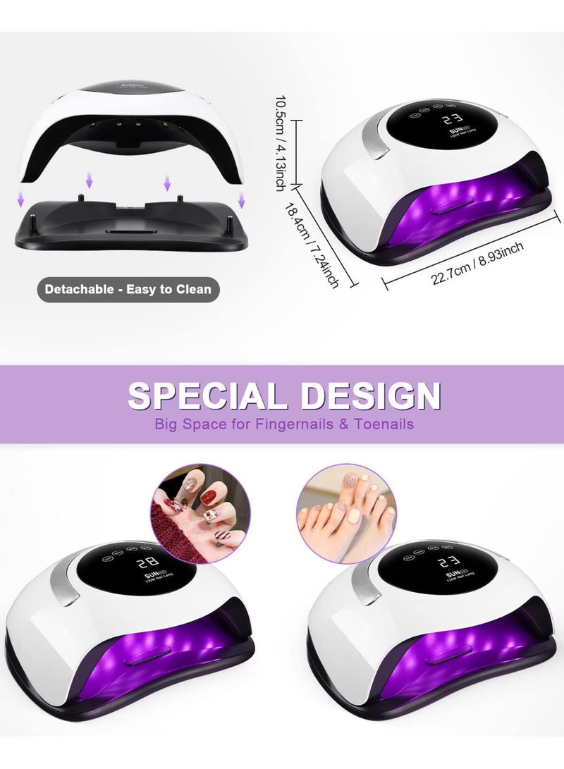 Sokany Digital Nail Dryer 168W for Professional Fast Gel Nail Drying SK-257-9 - Image 4