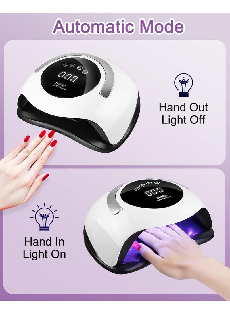 Sokany Digital Nail Dryer 168W for Professional Fast Gel Nail Drying SK-257-9 - Image 3