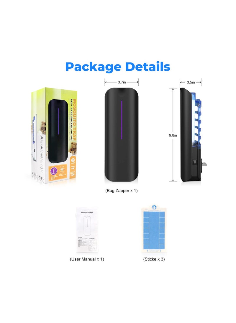 SYOSI - Mosquito Killer, UV Bug Zapper for Indoor, Plug in Mosquito Killer Trap Zapper, Electric Bug Zapper, Electric Mosquito Zapper, Powerful Insect Killer, Flying Insect Trap, for Inside Home Office - Image 1