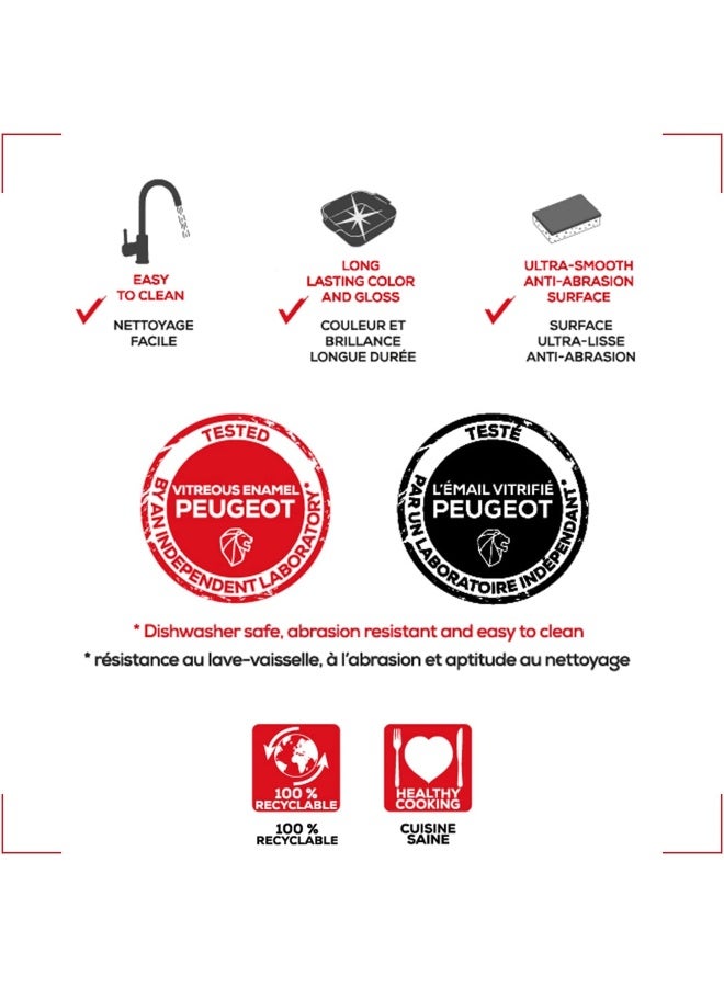 Peugeot Appolia Rectangular Oven Dish 40cm Slate - Image 5