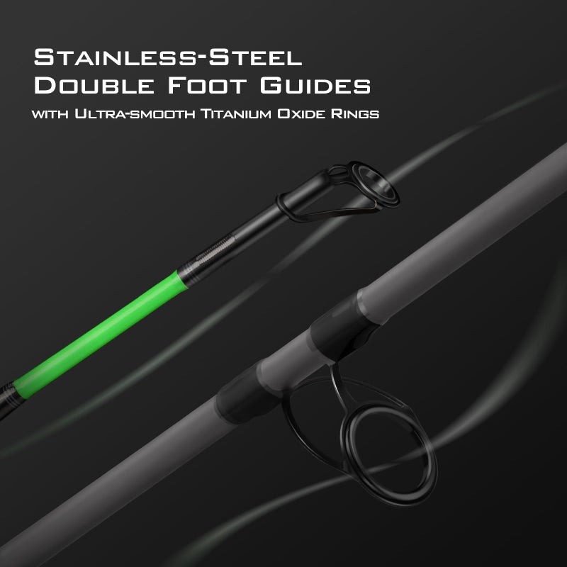 KastKing Kong Fishing Rod, Spinning Rod 2 pc 10' MH - Image 4