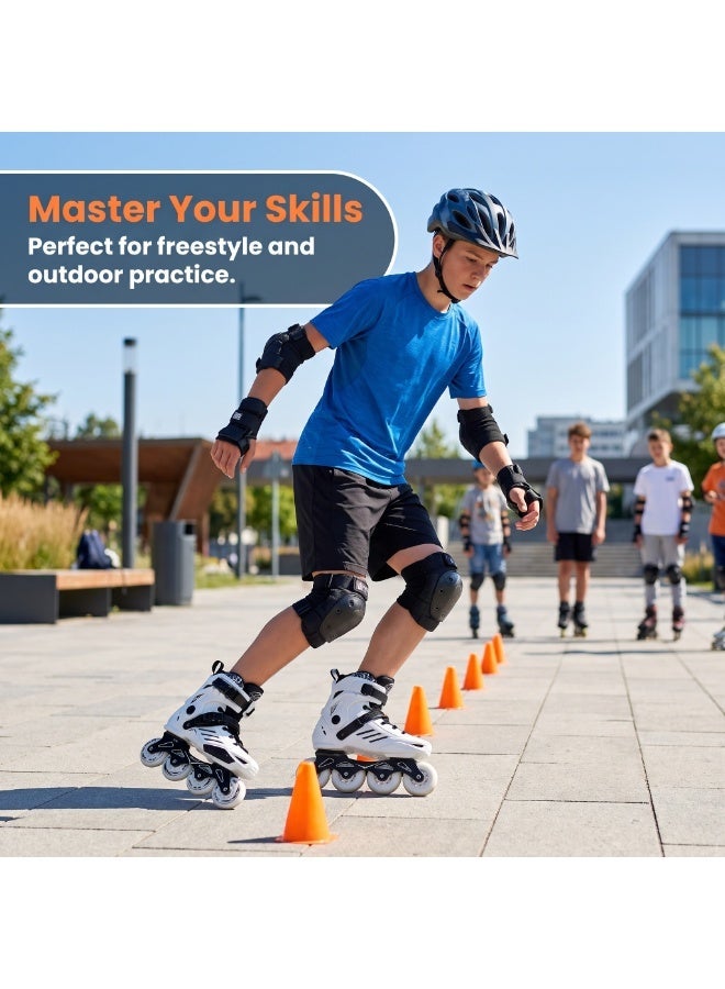 ROSELLE Inline Skates for Women Men, Outdoor Street Blades Roller Adult Male Female, Professional Fitness Roller Skates Blades for Unisex - Image 4