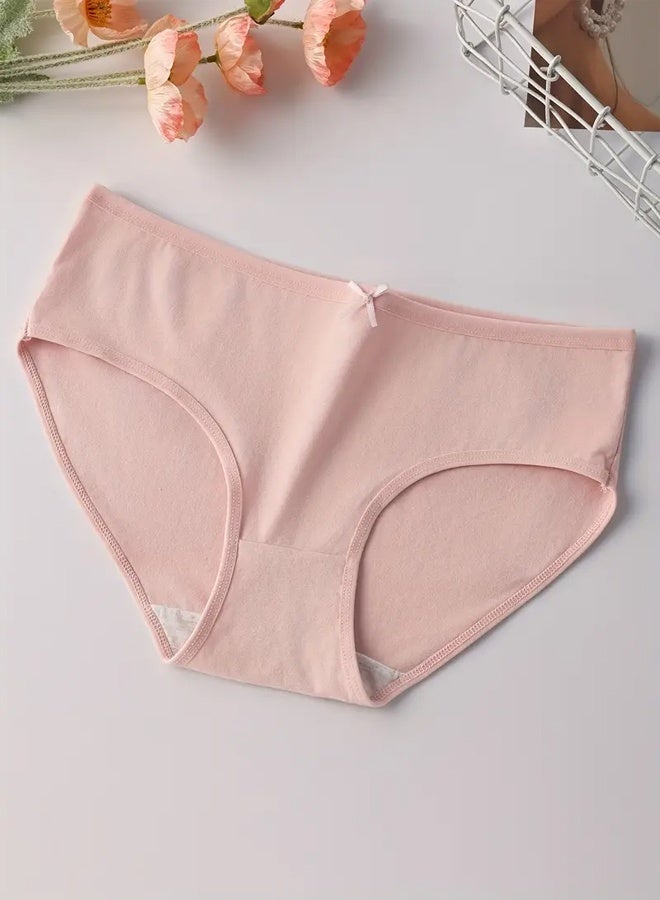 Zeemey 7-Piece Cotton Bikini Breathable Panties Low Waist Fashionable Ladies Panties - Image 2