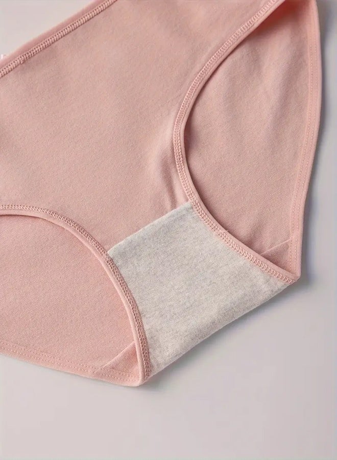 Zeemey 7-Piece Cotton Bikini Breathable Panties Low Waist Fashionable Ladies Panties - Image 3