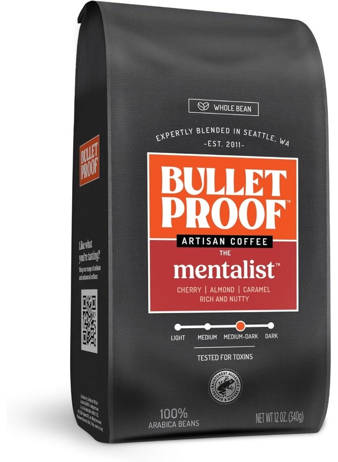 Bulletproof Bulletproof The Mentalist Whole Bean Coffee, Medium Dark Roast  - Image 1