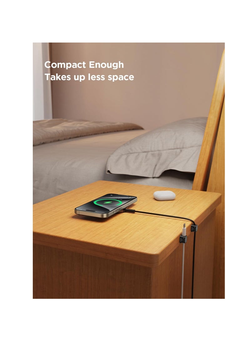 6 Pack Self Adhesive Cord Organizer Holder, Cable Clips, Under Desk Cable Management, Hide or Organize Phone USB Charger Cable for Home,Office,Car,Nightstand - Image 5