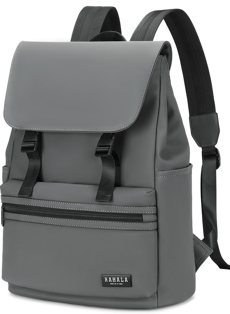 RAHALA RAL822 RAHALA Men's/Unisex Casual Fashion Waterproof Laptop Backpack with Flap Cover and Double Buckle - Image 1