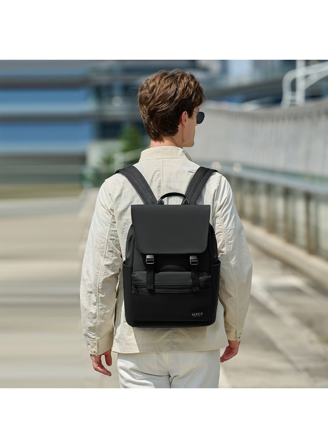 RAHALA RAL822 RAHALA Men's/Unisex Casual Fashion Waterproof Laptop Backpack with Flap Cover and Double Buckle - Image 5