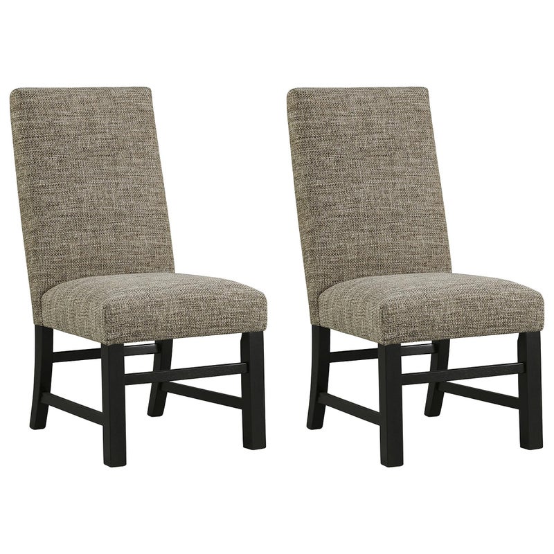 Signature Design by Ashley Sommerford 19 Urban Farmhouse Upholstered Dining Chair 2 Count Brown