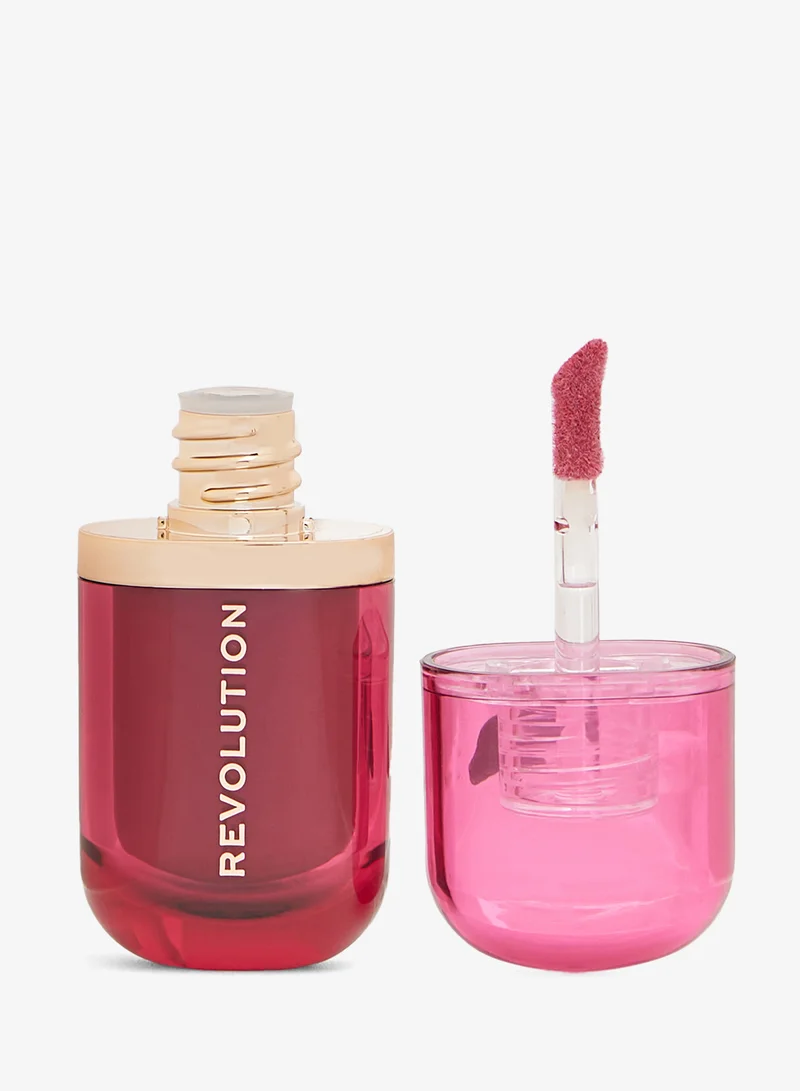 Makeup Revolution Revolution Superdewy Blush Plump Serum Liquid Blush Wine Gummy Berry
