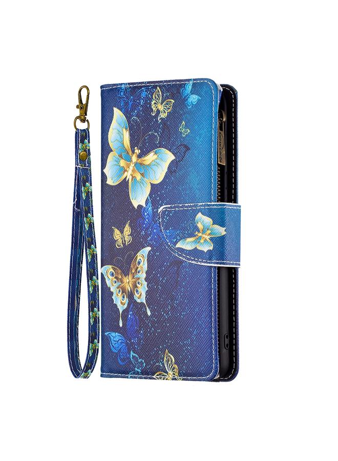 S-TOP Case For Samsung Galaxy A24 4G Colored Drawing Pattern Zipper Leather Phone Case - Image 2