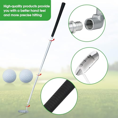 Golfupp Golf Putter - Golf Putters Right Handed for Beginner Youth, Mini Golf Clubs Set - 33" Right-Hand putters with 2 Standard Double Layer Construction Golf Balls - Image 2