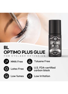 Optimo Plus Glue Bl Lashes Extra Safe & Strong Eyelash Extension Glue 12 Sec Drying Time Mma Free Toluene Free Latex Free Great Retention Long Lasting Eyelash Extension Supplies 5G - pzsku/ZF43B6C0940C779078DD9Z/45/_/1707976587/d35d6e84-ea81-4cb7-a13d-8c24b41d86ea