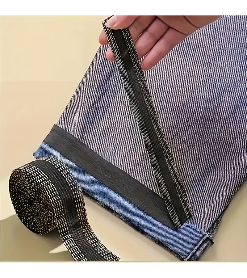 5pcs Self Adhesive Hemming Tape Strips 39.37 Inch for Suit Trousers Jeans No Sew Fix - Image 4