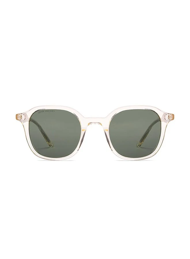 John Jacobs Green Transparent Full Rim Round John Jacobs JJ Tints JJ S70014-C2 Sunglasses