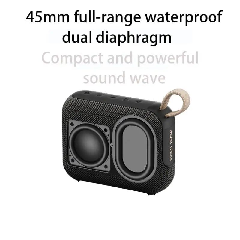 Mova Tpeak S1 Mini Portable Bluetooth 6.0 Speaker 6W, Multi-Mode Waterproof Ipx7, 8H Playtime, Black - Image 2