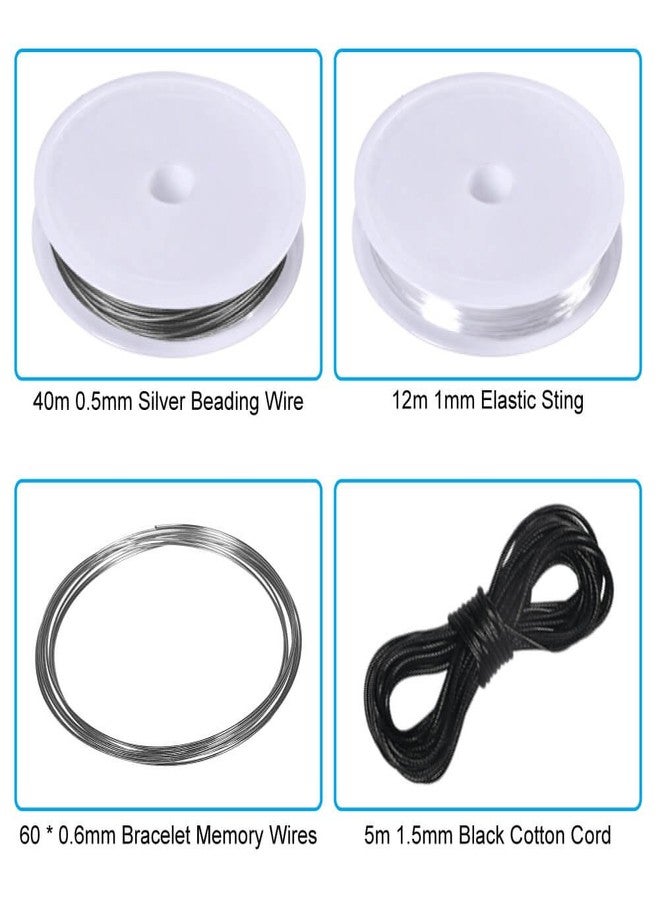 باكسكو مجموعة أدوات صنع المجوهرات من PAXCOO - أداة إصلاح المجوهرات مع ملحقات، كماشة، لوازم، وأسلاك خرز للبالغين والمبتدئين - Image 3