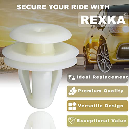 Rexka 51pcs Door Panel Retainer Clip 67771-30070 Compatible with Toyota Corolla, Echo, Prius, RAV4, Sienna, Tacoma, Tundra 67771-06030 - Multipurpose Auto Trim Body Remover - Image 4