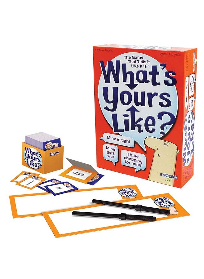 بلاي مونيستر PlayMonster - ما رأيك؟ - لعبة بطاقات حفلات مرحة - صف كلمة التخمين المناسبة لك - للأعمار من ١٢ عامًا فما فوق - Image 3