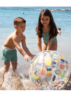 EUREKA KIDS Eurekakids Inflatable Ball Sports Outdoor Beach Toy | Perfect for Beach, Pool and Travel | For 18M+  - Image 3