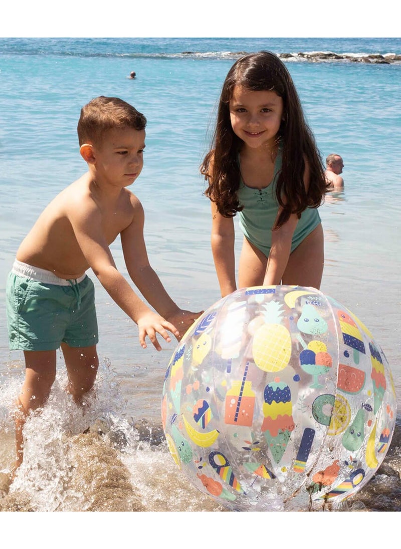 EUREKA KIDS Eurekakids Inflatable Ball Sports Outdoor Beach Toy | Perfect for Beach, Pool and Travel | For 18M+  - Image 3