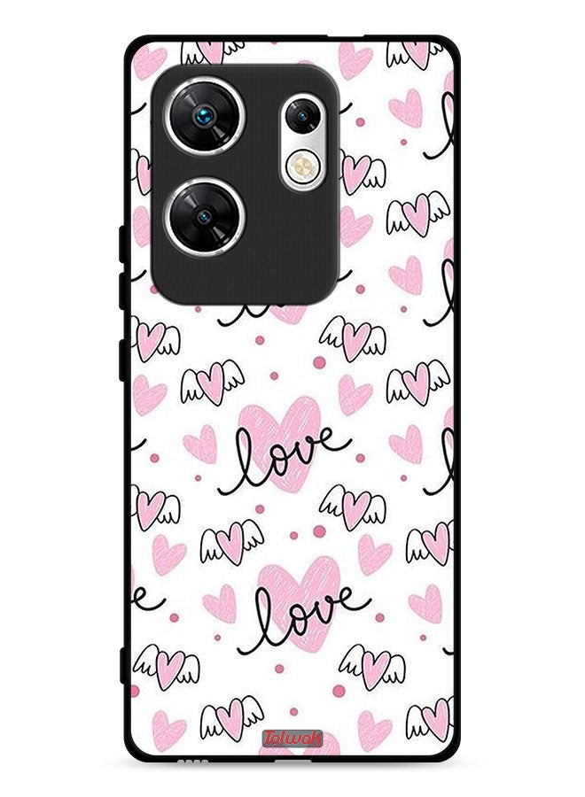 Tolwak Infinix Zero 30 4G Protective Case Cover Love And Heart Art Pattern - Image 1
