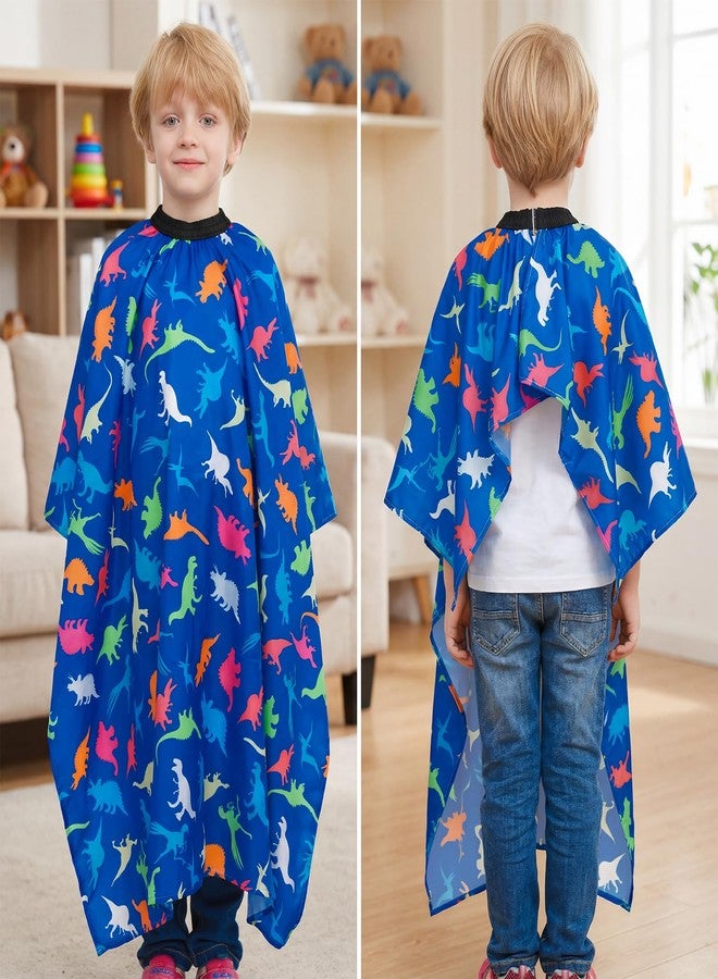 PASHOP Kids Haircut Cape, Dinosaur Waterproof Hair Cutting Cape Boys Barber Haircut Apron for Kids - Image 2