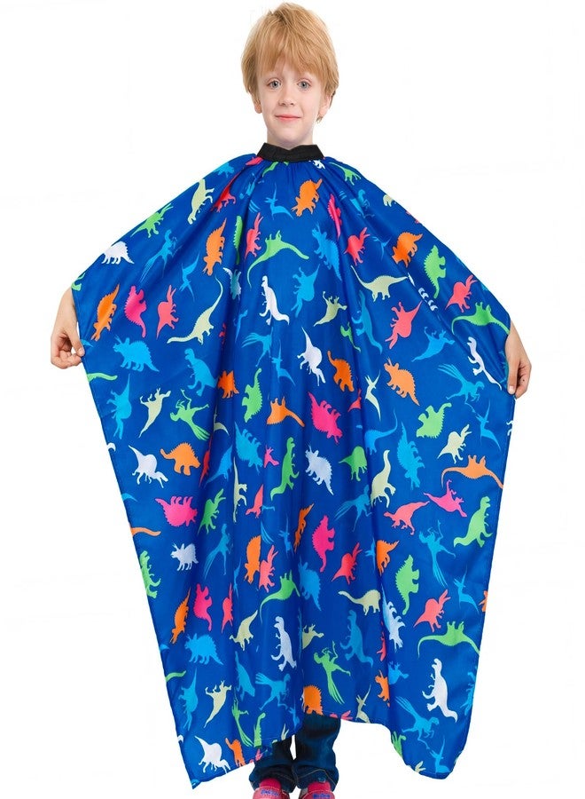 PASHOP Kids Haircut Cape, Dinosaur Waterproof Hair Cutting Cape Boys Barber Haircut Apron for Kids - Image 1