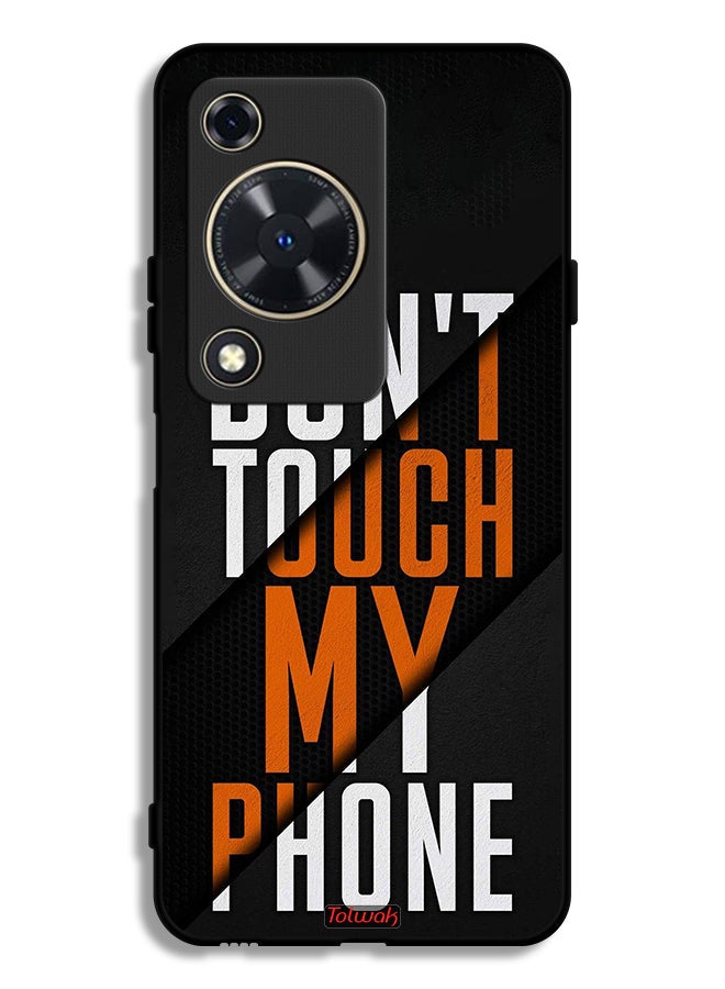 Tolwak Huawei Nova Y72S Protective Case Cover Do Not Touch My Phone