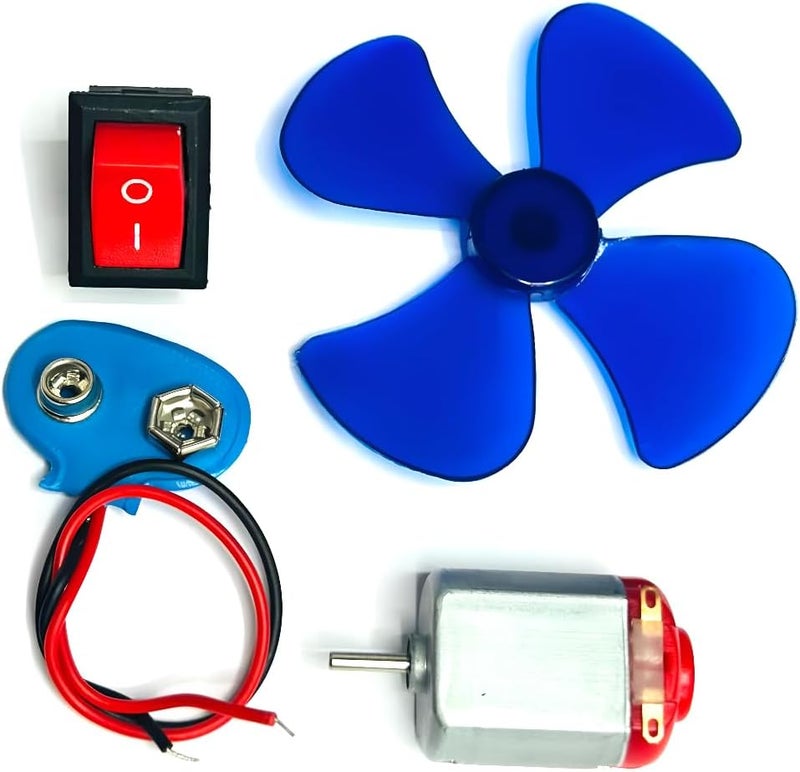 Melfi Motor Fan Toy Set - DIY Science Kit - Image 1
