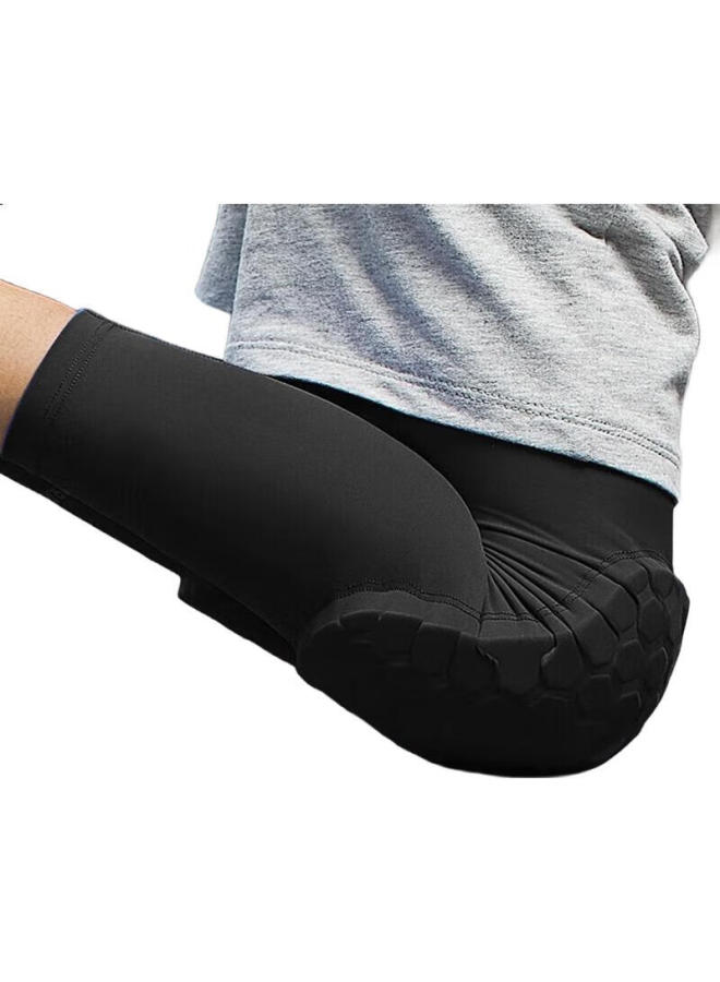 Teeis Children'S Knee Pads, Basketball Summer Thin Style, Anti-Fall Sports, Professional Honeycomb Anti-Collision Protective Gear, Special Equipment, Size L - Image 3