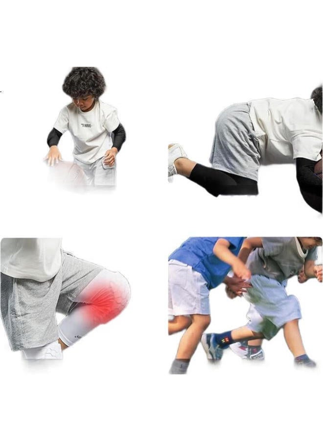 Teeis Children'S Knee Pads, Basketball Summer Thin Style, Anti-Fall Sports, Professional Honeycomb Anti-Collision Protective Gear, Special Equipment, Size L - Image 2
