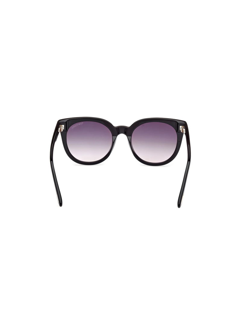 توم فورد نظارات شمسية نسائية دائرية بإطار كامل من توم فورد، طراز مويرا FT1109 01B - Image 3