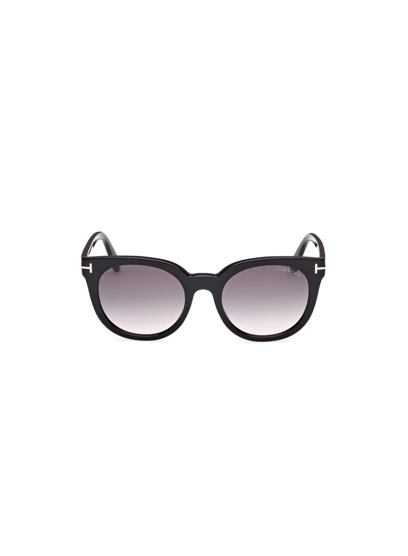 توم فورد نظارات شمسية نسائية دائرية بإطار كامل من توم فورد، طراز مويرا FT1109 01B - Image 2