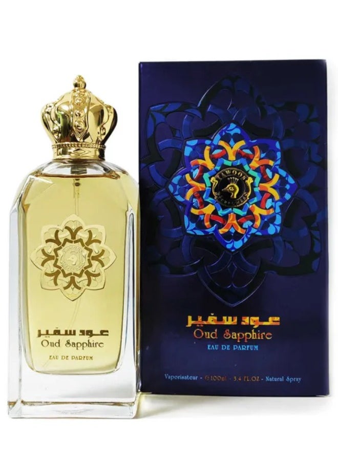 TAWOOS PERFUMES OUD SAPPHIRE for Men & Women EDP 100ml  - Image 2