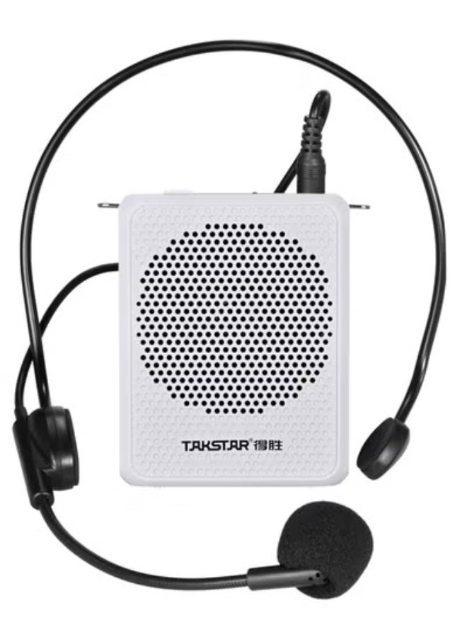 TAKSTAR Sound Amplifier Portable Rechargeable Mini Voice Amplifier with Wired Headmount Microphone & Waistband for for Teaching Singing Training Presentation - Image 1