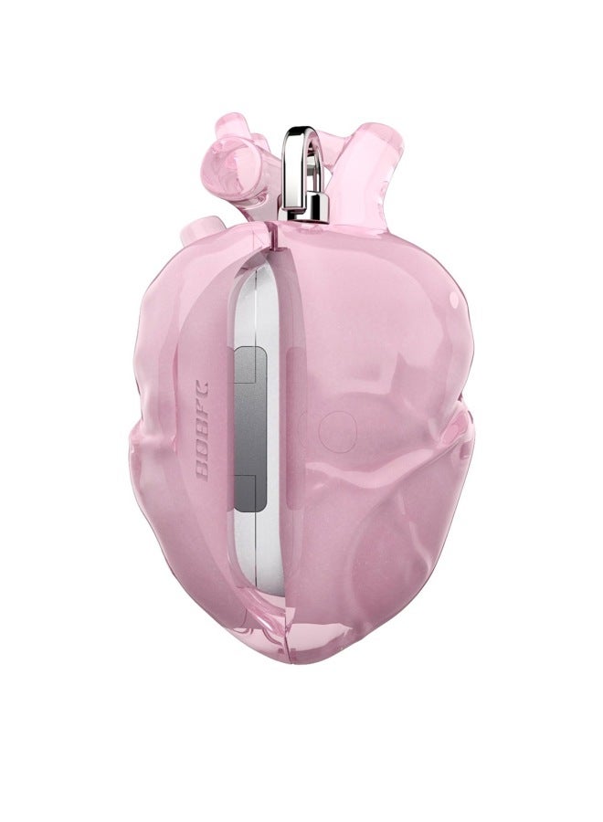 808FC Original Heart Airpodspro2 Apple Earphone Case Liquid Silicone Airpods3 Protective Case New-Color:Airpods4 Pink - Image 3