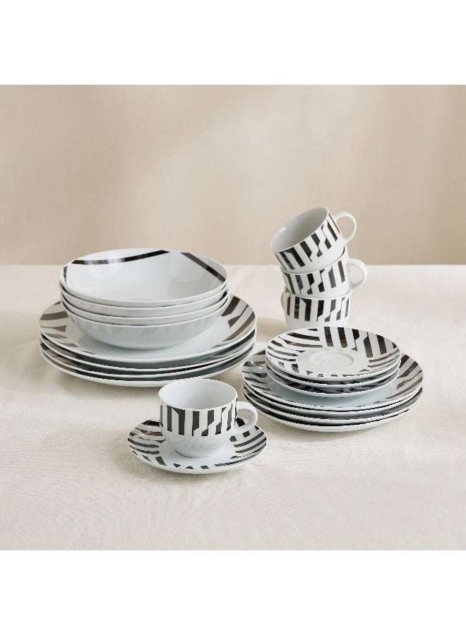 Home Box Atlanta 20-Piece Geo Dinner Set - Serves 4 - Image 5
