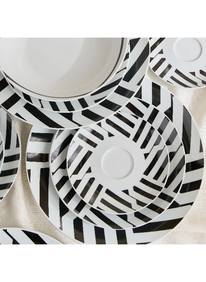 هوم بوكس Atlanta 20-Piece Geo Dinner Set - Serves 4