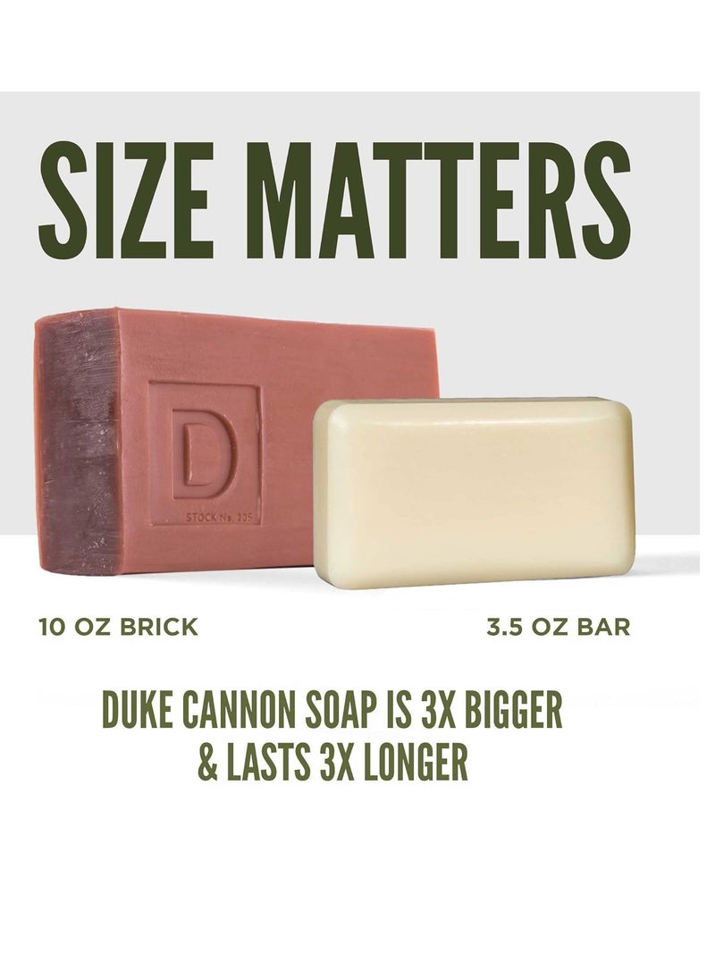 Duke Cannon Supply Co. Duke Cannon Supply Co. Big Brick of Soap - Superior Grade, Extra Large Men's Bar Soap with Masculine Scents, Body Soap, All Skin Types, 10 oz  - Image 4