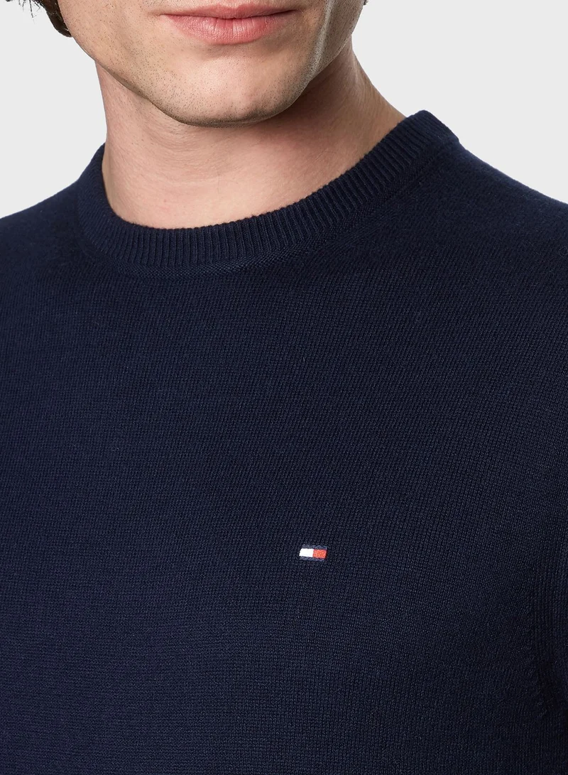 TOMMY HILFIGER Logo Crew Neck Sweater