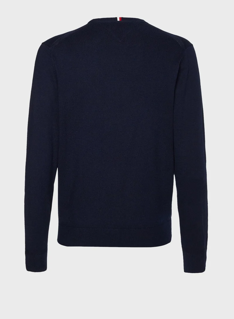 TOMMY HILFIGER Logo Crew Neck Sweater