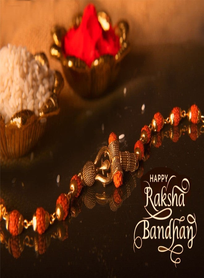 Joto_Rakhi for Brother with Gift Pack Rakhi Combo | Roli Chawal Tika | Raksha Bandhan Wish Card - Rakhee for Bhaiya Bhabhi Combo Set - Image 2