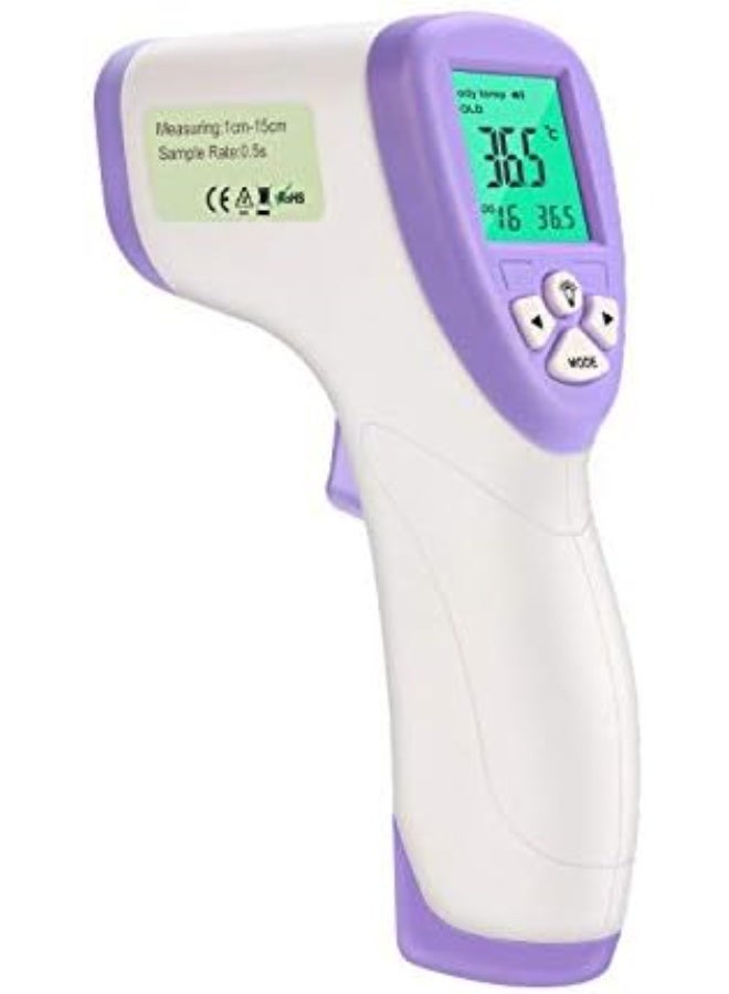 Heavy Duty LCD Non-Contact Infrared Forehead Thermometer – Accurate & Fast Temperature Measurement for Medical & Home Use - Image 1