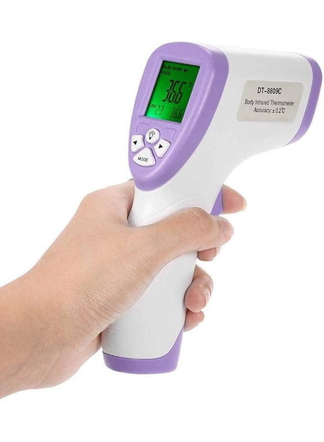 Heavy Duty LCD Non-Contact Infrared Forehead Thermometer – Accurate & Fast Temperature Measurement for Medical & Home Use - Image 2