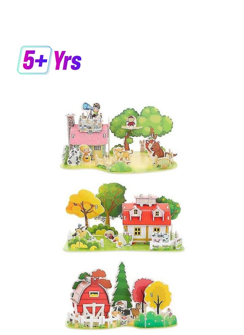 3Pcs Children's Educational Construction Toys  - Image 1