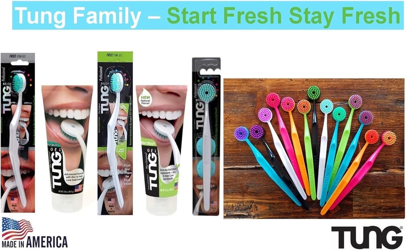 TUNG Gel Natural with Mint Blast 3oz 85g Tongue Cleaner Fights Bad Breath Eliminates Odour Halitosis for Fresh Breath Pack of 2 - Image 4