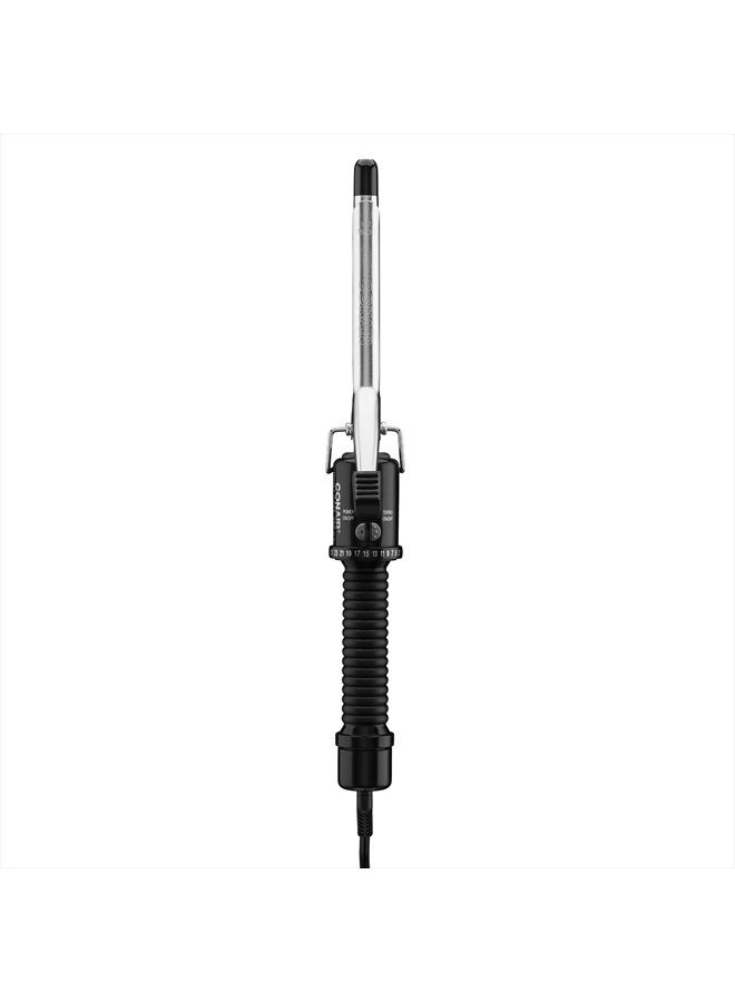 CONAIR Instant Heat 1/2-Inch Curling Iron, 1/2-inch barrel produces spiral curls – for use on short to medium hair, Black - Image 1