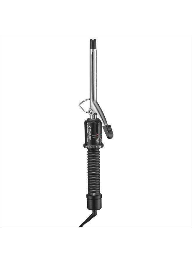 CONAIR Instant Heat 1/2-Inch Curling Iron, 1/2-inch barrel produces spiral curls – for use on short to medium hair, Black - Image 2