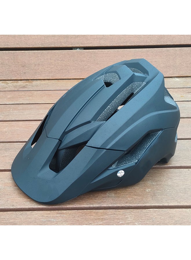 Black Bicycle Helmet Integrated Off-road Riding Helmet Male Adult Summer Mountain Bike Road Bike Protective Equipment